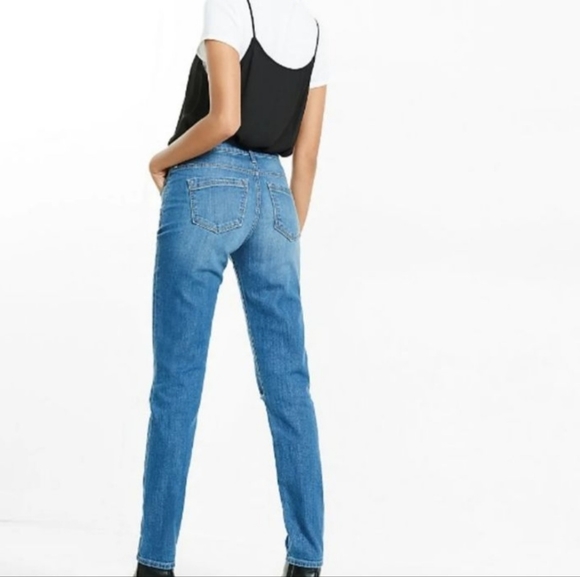 EXPRESS SKINNY DISTRESSED JEANS 2 and 4 - Picture 3 of 9